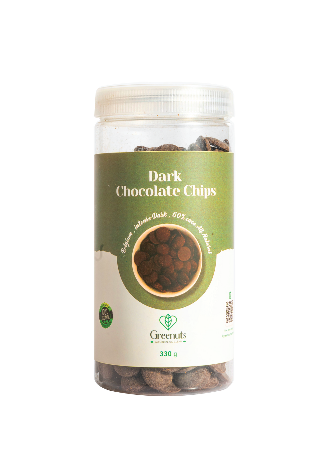 Dark Chocolate Chips -  شيكولاته شيبس دارك ٦٠٪؜