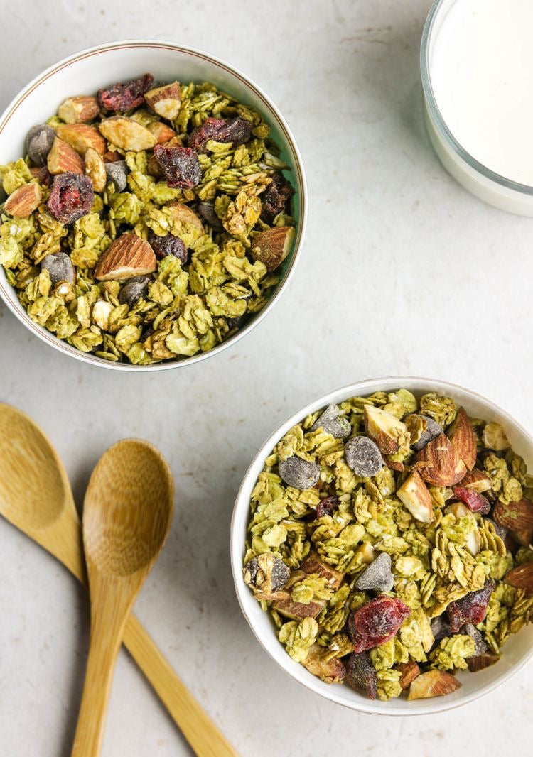 Granola Matcha - جرانولا صحية بالمكسرات والماتشا