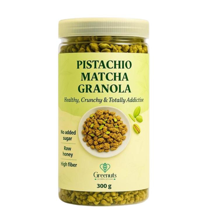 Pistachio Matcha Granola