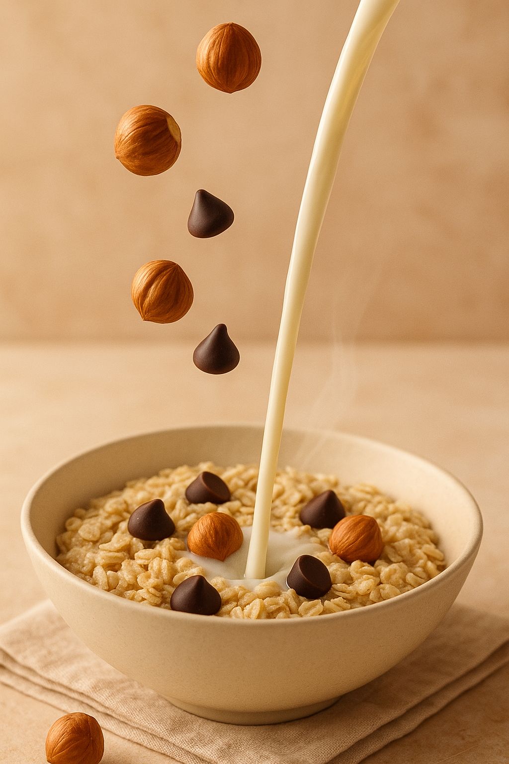 جرانولا الشوكولاتة والبندق