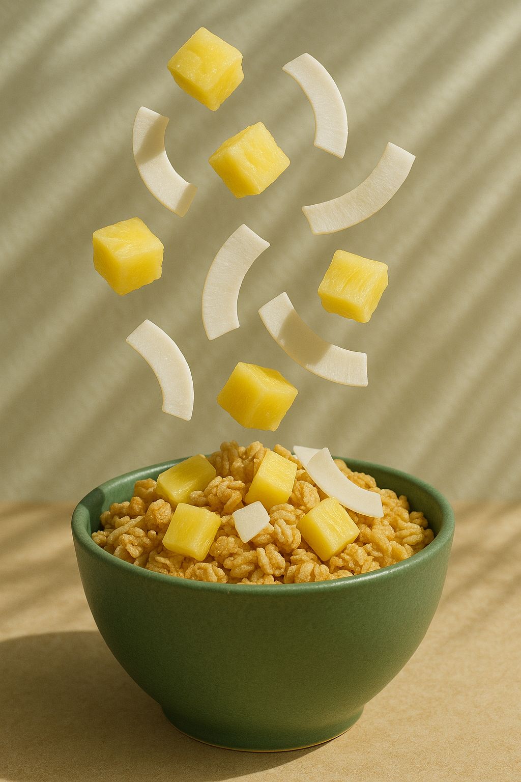 جرانولا استوائية - أناناس وجوز الهند